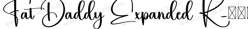 Fat Daddy Expanded R字体转换